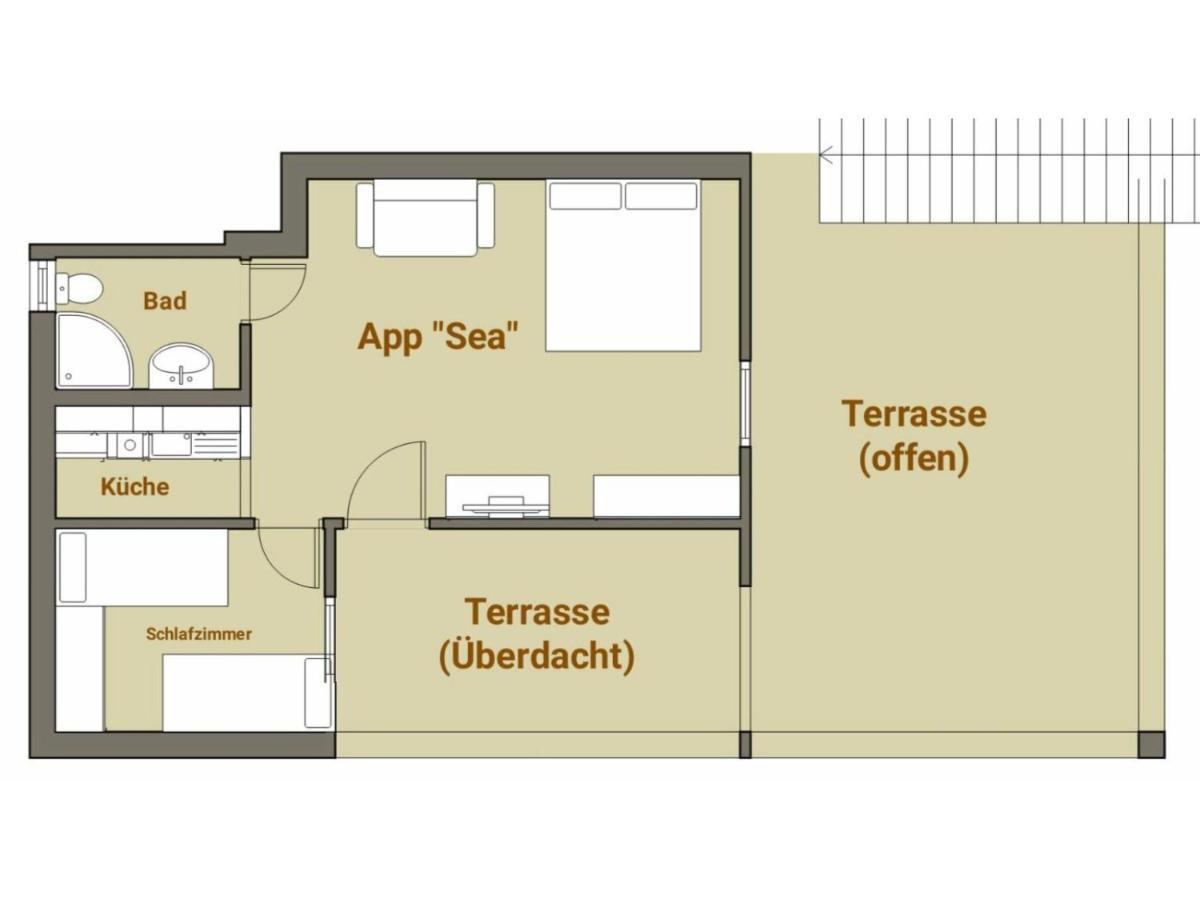 Blue Sea Vir Apartments Dış mekan fotoğraf